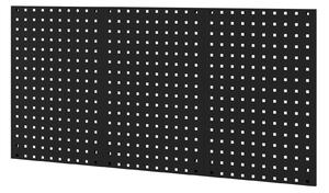 Kovová tabule na nářadí, černá, 1200x600x10 mm: PAULA All Black