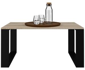 Moderní konferenční stolek dub sonoma/černý