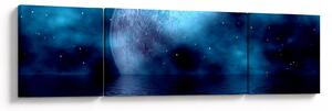 Obraz Měsíce nad hladinou moře (170x50 cm)
