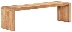 Lavice 160 x 38 x 45 cm masivní akáciové dřevo