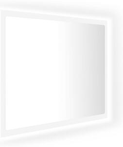 LED koupelnové zrcadlo bílé 60 x 8,5 x 37 cm akrylové