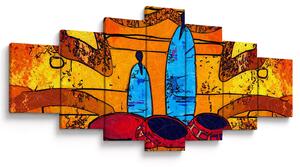 Obraz - Starověká malba (210x100 cm)
