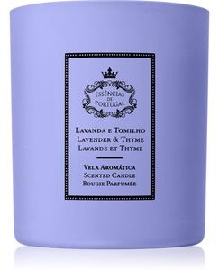 Essencias de Portugal + Saudade Natura Lavender & Thyme vonná svíčka 180 g