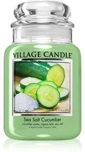 Village Candle Sea Salt Cucumber vonná svíčka 602 g