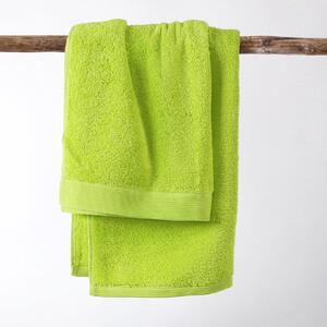 Goldea modalový ručník/osuška s přírodním vláknem - zelený 50 x 100 cm