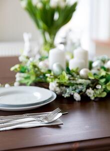Borovicový stůl Belluno Elegante bílý ořech