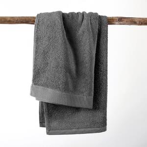 Goldea modalový ručník/osuška s přírodním vláknem - tmavě šedý 90 x 180 cm