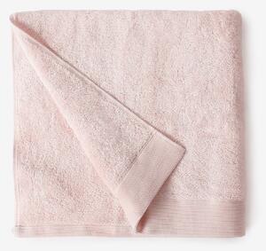 Goldea modalový ručník/osuška s přírodním vláknem - pastelově růžový 90 x 180 cm