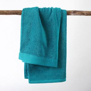 Goldea modalový ručník/osuška s přírodním vláknem - azurový 90 x 180 cm