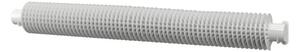 ISAN Spiral RA1 Elektro žebrový radiátor Ø76×156 mm, délka 2000 mm, 800 W, Sněhově bílá RAL 9016, uchycení horizontální-na zeď