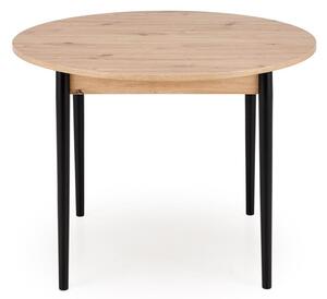 HALMAR Rozkládací jídelní stůl Pivot 102/141 cm dub artisan/černý buk