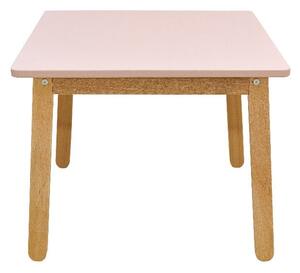 Světle růžový dětský stůl BELLAMY Woody