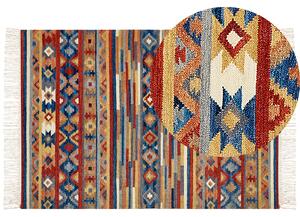 Vlněný kelimový koberec 160 x 230 cm vícebarevný NORAKERT