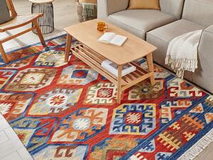 Vlněný kelimový koberec 160 x 230 cm vícebarevný JRVESH