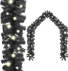 Vánoční girlanda s LED světýlky 5 m černá