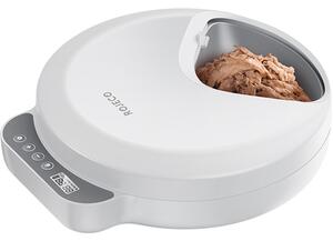 Krmítko pro kočky Rojeco F26 4 Meals Button Version s 2 ledovými balíčky (bílé)
