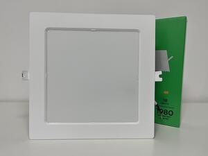 V-TAC Zápustný LED panel 18W čtverec, Neutrální bílá 4000 - 4500K