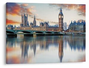 Obraz - Londýnské Houses of Parliament (70x50 cm)