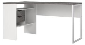 Psací stůl Felix 118 beton-bílá