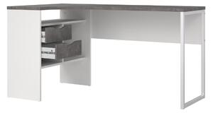 Psací stůl Felix 118 beton-bílá