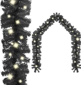 Vánoční girlanda s LED světýlky 10 m černá