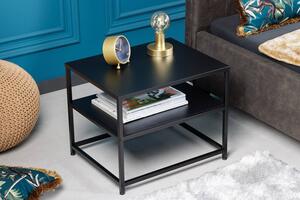 Designový odkládací stolek Damaris 50 cm černý - Skladem