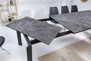 Roztahovací jídelní stůl Narissara X7 180-240 cm granit - vzor mramor