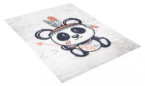 Dětský koberec s motivem rozkošné indické pandy Šířka: 120 cm | Délka: 170 cm