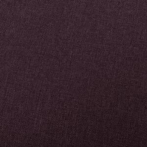 Masážní polohovací křeslo fialové textil