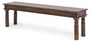 Massive home | Dřevěná lavice z masivu 140 cm Arizona akácie - VÝPRODEJ FLO-02