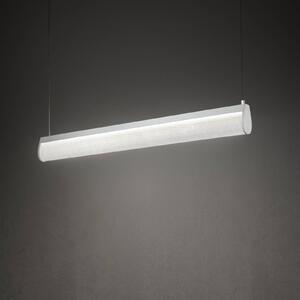 Slamp LED závěsné svítidlo Modula, křišťál, světle šedá