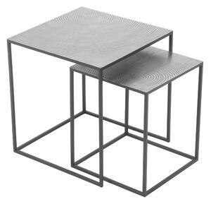 SADA STOLKŮ, barvy stříbra XXXL - Odkládací stolky, Online Only