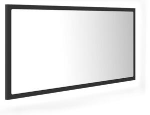 LED koupelnové zrcadlo šedé 90 x 8,5 x 37 cm akrylové