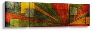 Obraz geometrické abstrakce (170x50 cm)