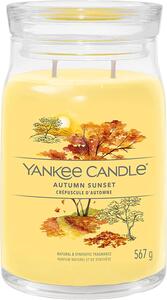 Yankee Candle vonná svíčka Signature ve skle velká Autumn Sunset 567g