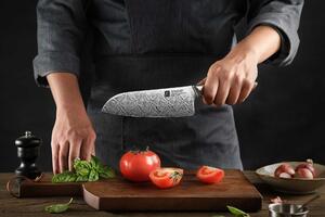 Santoku nůž XinZuo B46D 7"