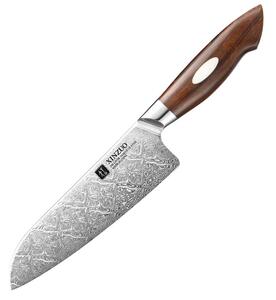 Santoku nůž XinZuo B46D 7"