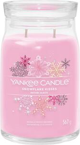 Yankee Candle vonná svíčka Signature ve skle velká Snowflake Kisses 567g