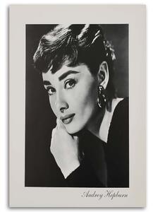 Obraz na plátně Audrey Hepburn - sépiový portrét Rozměry: 40 x 60 cm
