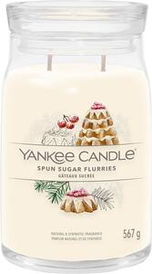 Yankee Candle vonná svíčka Signature ve skle velká Spun Sugar Flurries 567g