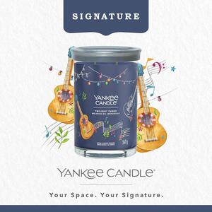 Yankee Candle vonná svíčka Signature Tumbler ve skle velká Twilight Tunes 567g