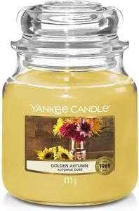 Yankee Candle vonná svíčka Classic ve skle střední Golden Autumn 368g