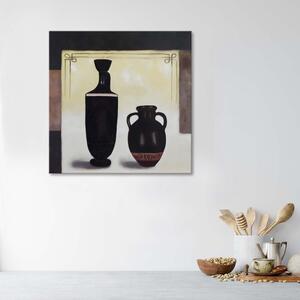 Obraz na plátně Dva černé džbány Rozměry: 30 x 30 cm
