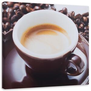 Obraz na plátně Půl šálku kávy Rozměry: 30 x 30 cm