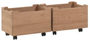 -25 % Dny MOMENTI– Vipack Set dvou dubových boxů Forrest 40 x 57 cm
