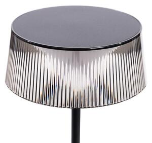 Venkovní stolní lampa černá včetně LED s dotykovým stmívačem IP44 - Sammi