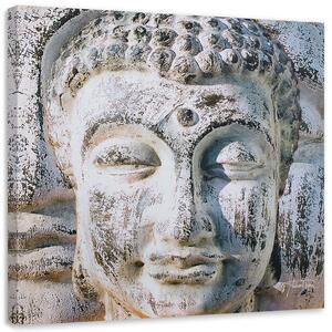 Obraz na plátně Socha Buddhy ve zdi Rozměry: 30 x 30 cm