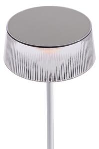 Venkovní stolní lampa bílá včetně LED s dotykovým stmívačem IP44 - Sammi