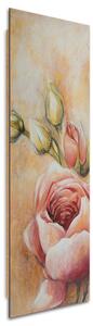 Gario Obraz Růžové růže a poupata Velikost: 30 x 90 cm, Provedení: Panelový obraz
