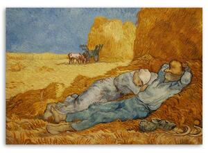 Obraz na plátně Siesta - Vincent van Gogh reprodukce Rozměry: 60 x 40 cm